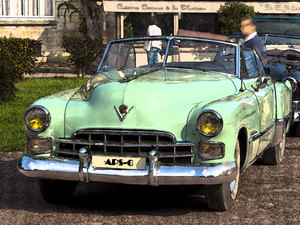 Cadillac tintin à Deauville