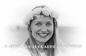 photographe de portrait sur la plage à Deauville