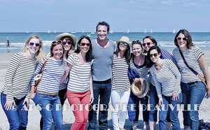 Enterrement de vie de jeune fille avec Jean Dujardin avant le Festival du Cinéma Américain de Deauville