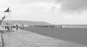 Les planches de Deauville fin des vacances