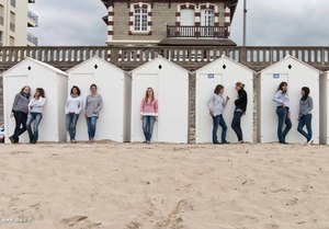 evjf cabines de bain à cabourg