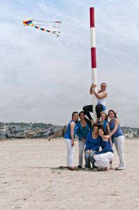 photographie cerf-volant à deauville