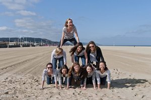 photographie de la pyramide de deauville