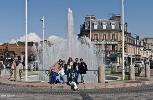 evjf sur la place morny à deauville