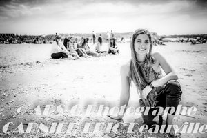 portrait sur la plage de Deauville 2012