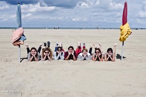 entre les parasols de deauville