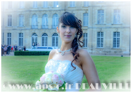 MARIAGE photo magnifique mari&eacute;e