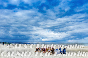 ciel bleu à Deauville