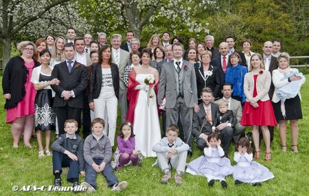 photo de famille mariage a Trouville