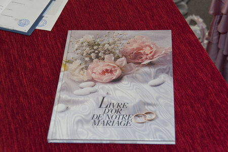 livre d'or des mari&eacute;s
