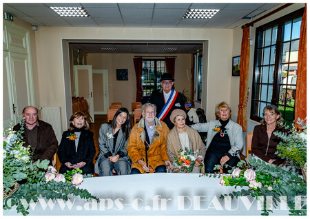 mariage octog&eacute;naire St-Arnoult Deauville