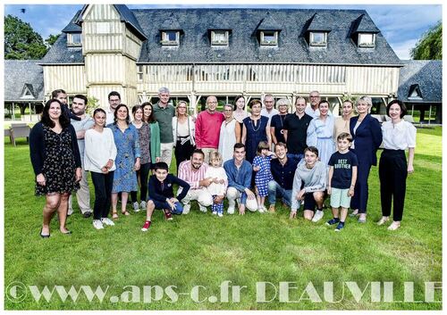 photo de famille souvenir de vacances