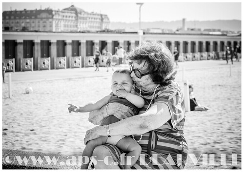 photo de mamie et petit fils