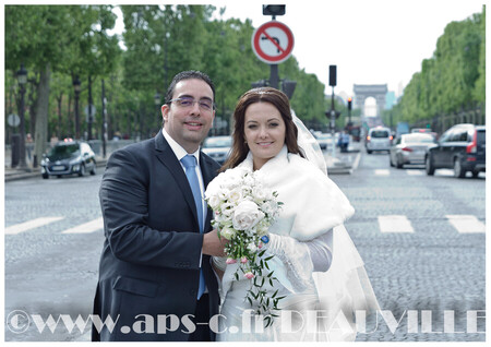 photo mariage Champs-&Eacute;lys&eacute;es Paris