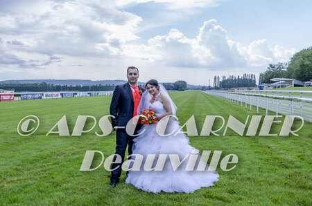 Mariage sur l'hippodrome Deauville