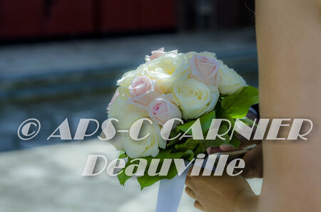 bouquet de la mariée Photographe à Deauville